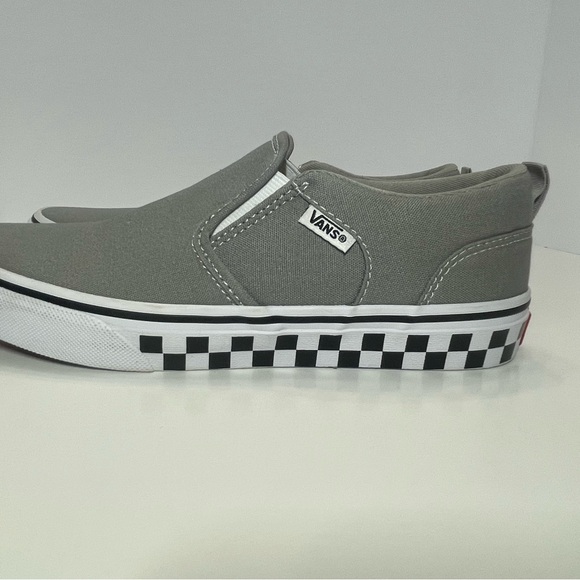 Vans Asher checker sidewall boys shoes US size 5.5 new without tag no box - Picture 2 of 10